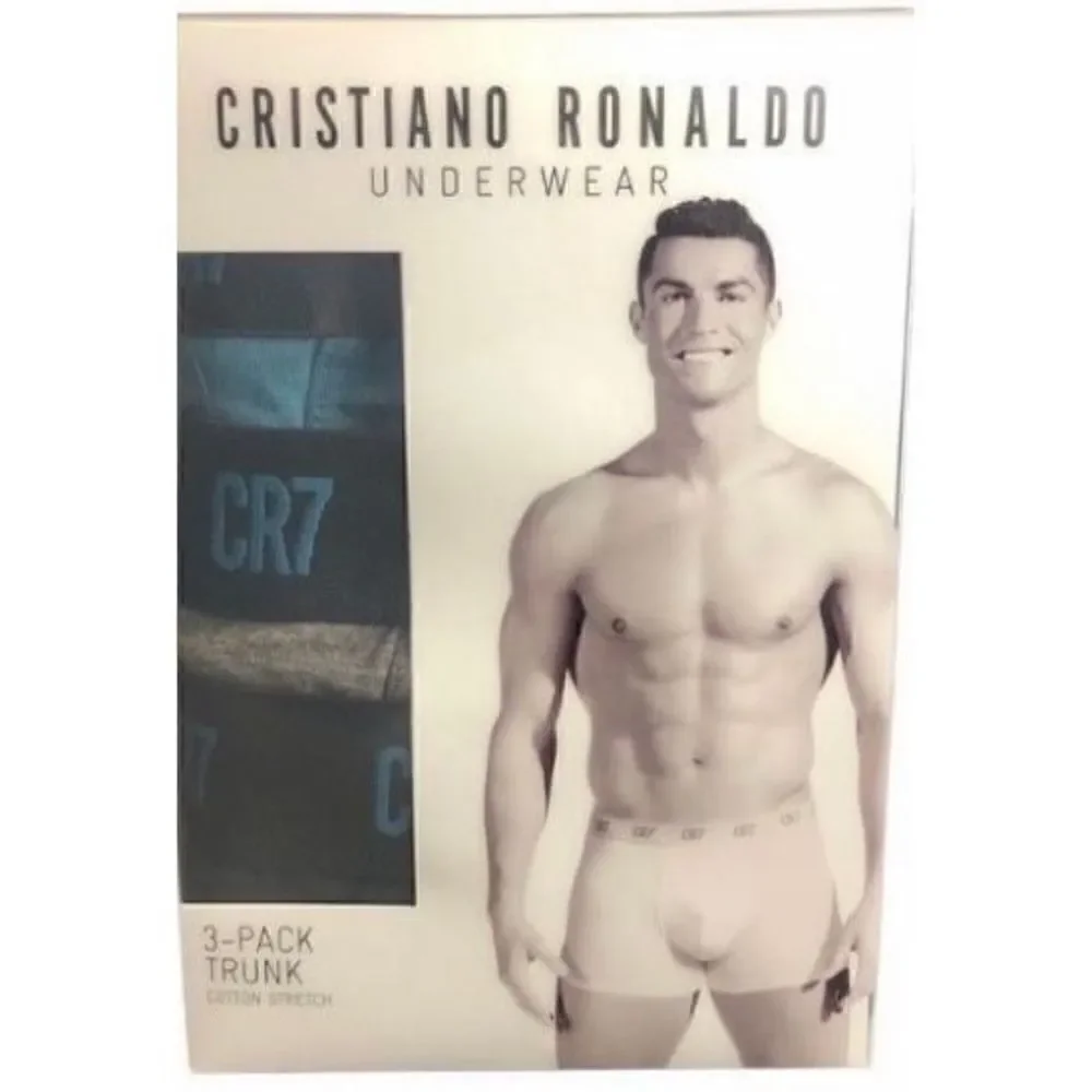 Cristiano Ronaldo CR7 3-Pack Boxer Briefs Men’s Underwear Size Small